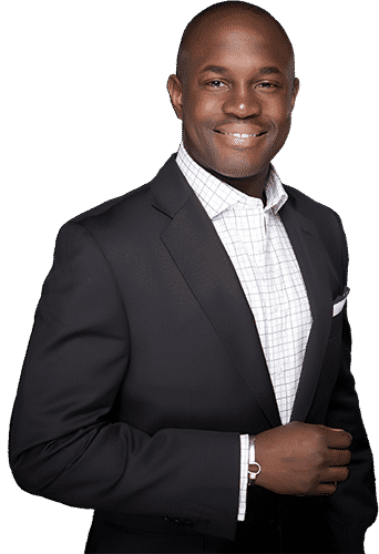 Bryan Williams posing in a suit